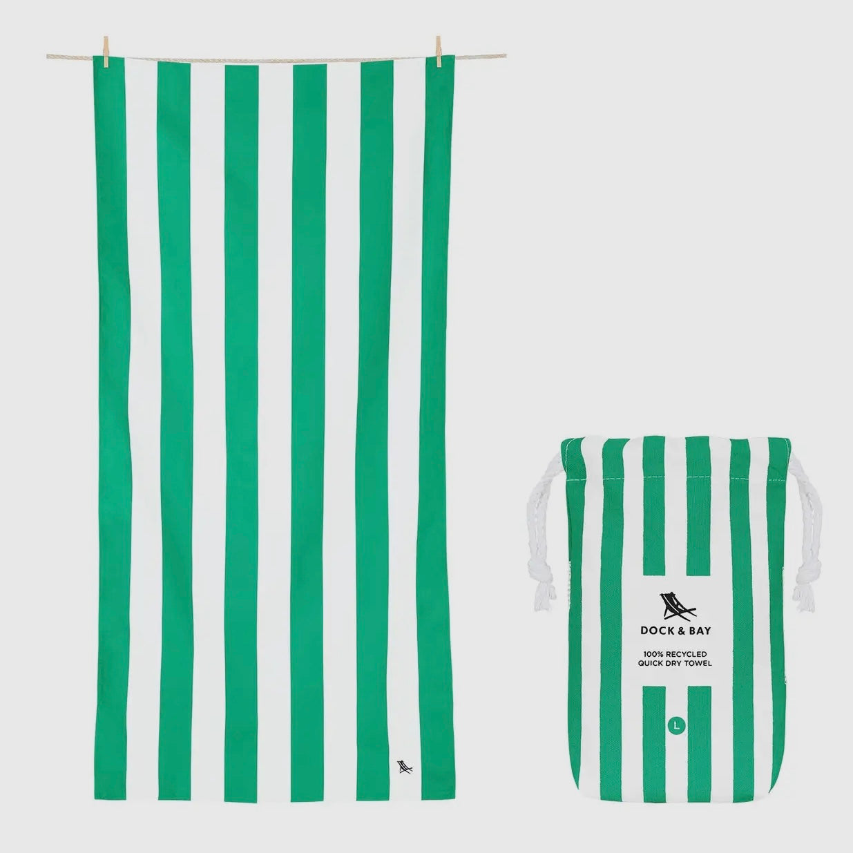 Dock and Bay Large Towel