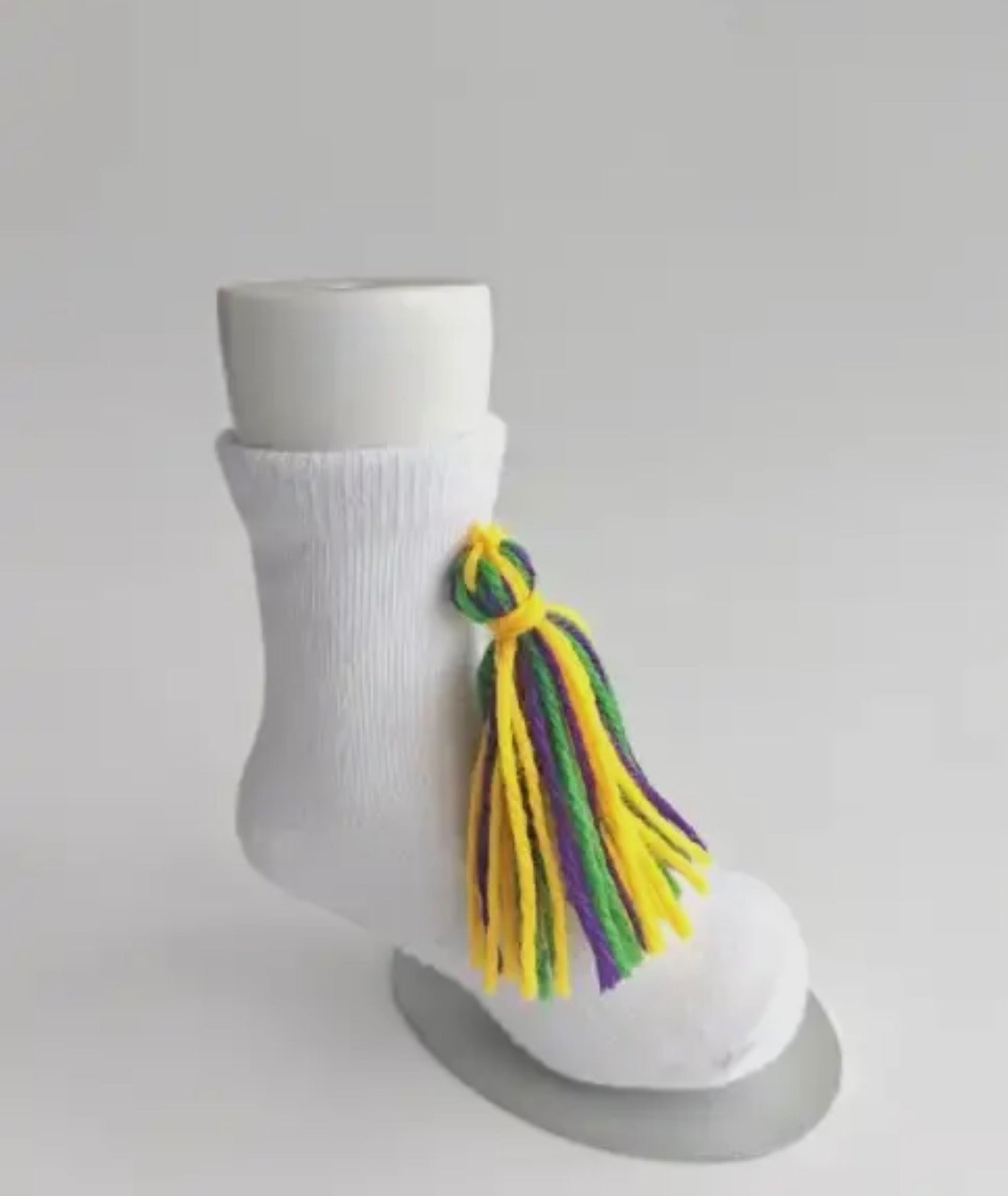 PREORDER: Mardi Gras Tassel Socks