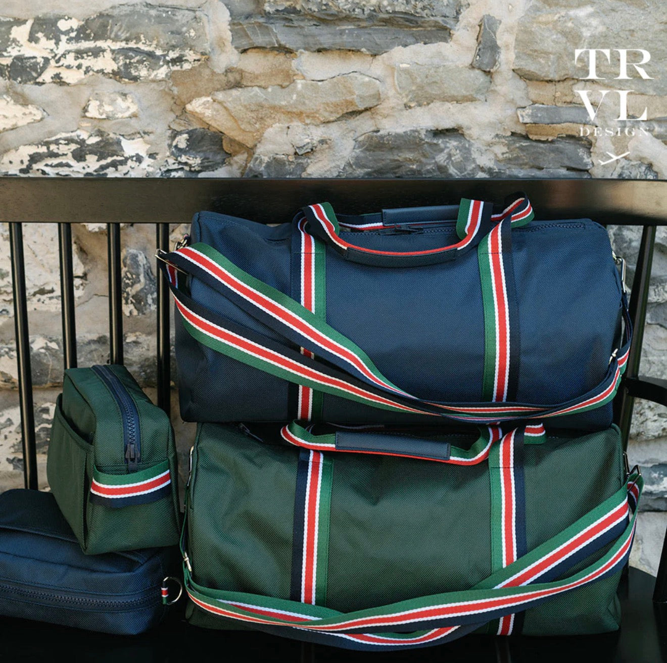 TRVL Oxford Barrel Bag Weekender Duffle