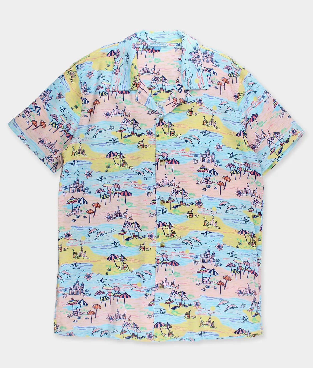 Rufflebutts Boys Beach Day Short Sleeve Shirt