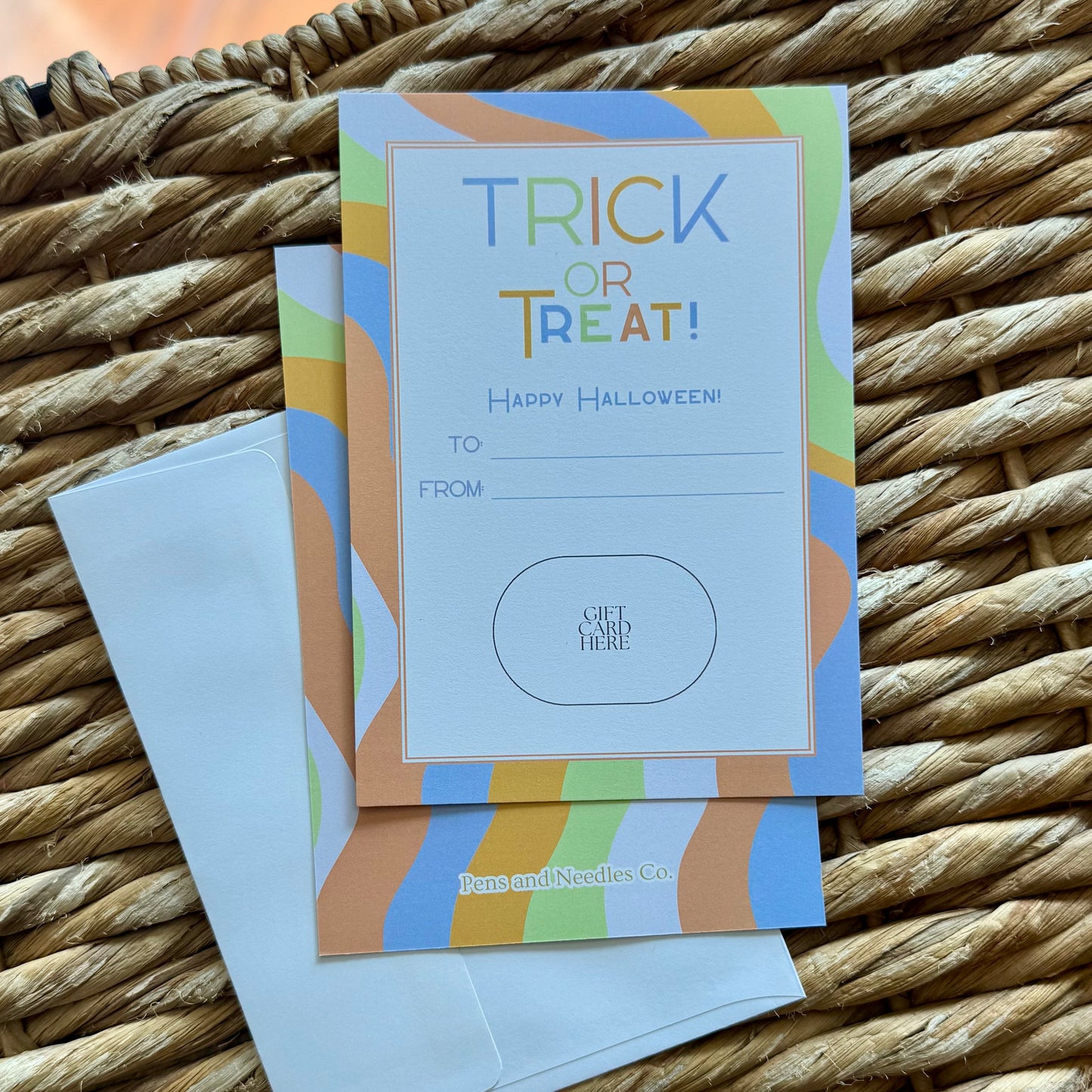 Halloween Gift Card Holder