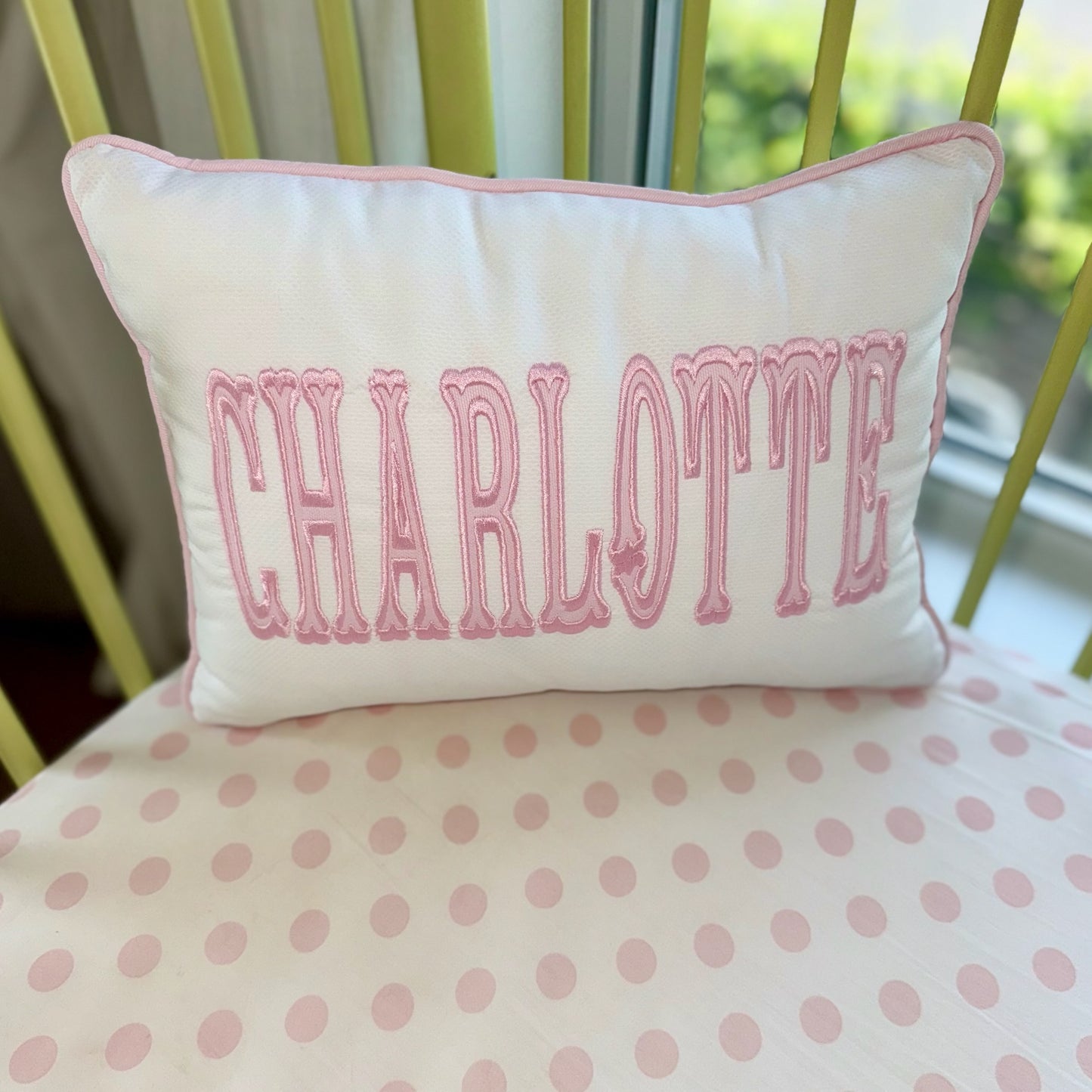 10x14” Appliqué Pillow