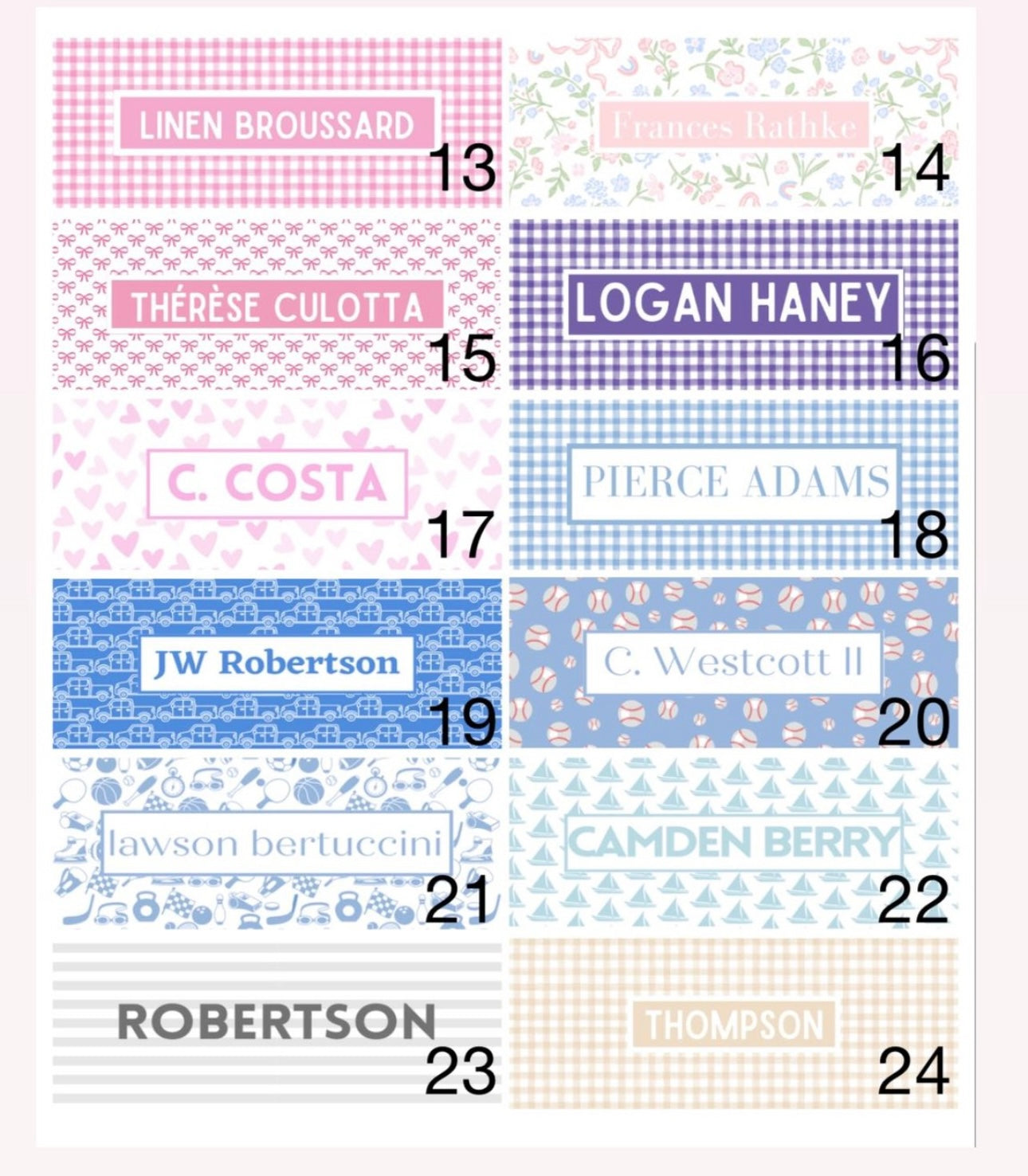 Waterproof Labels