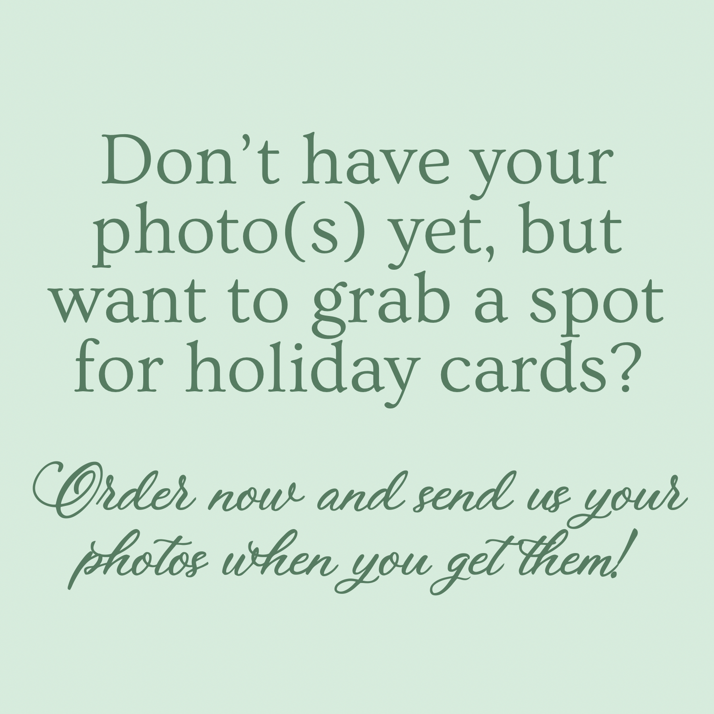 Holiday Card-Undecided Design