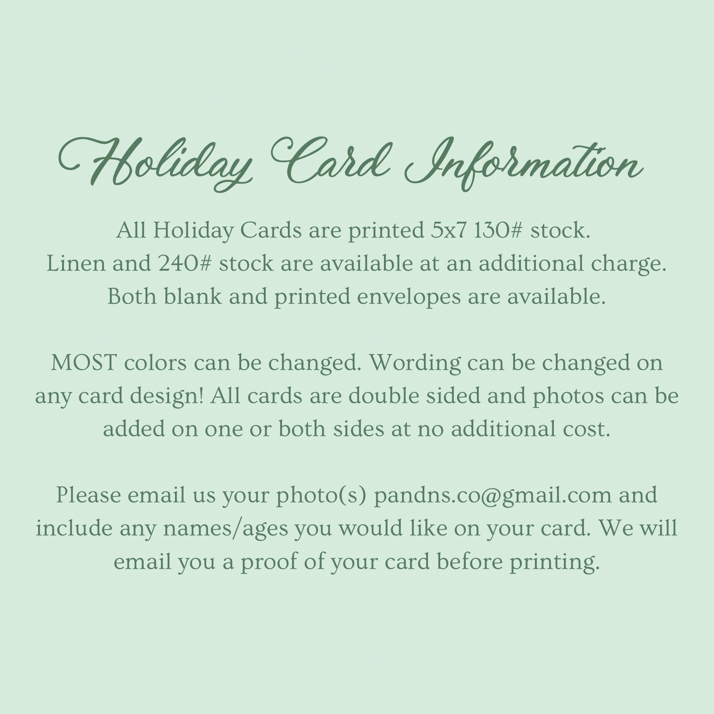 Holiday Card Blue Plaid Monogram