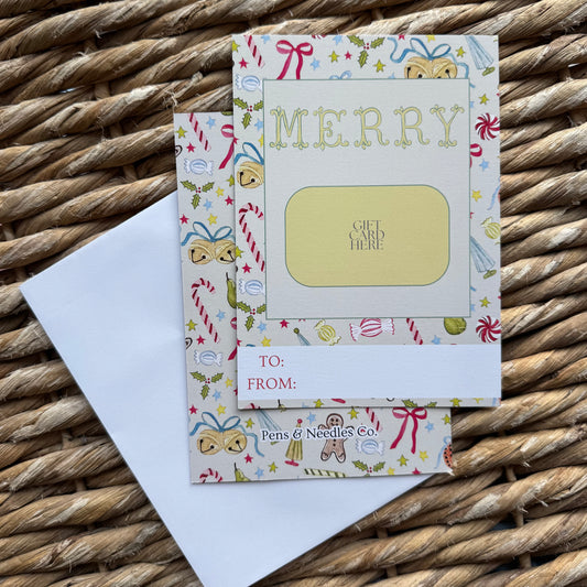 MERRY Gift Card Holder