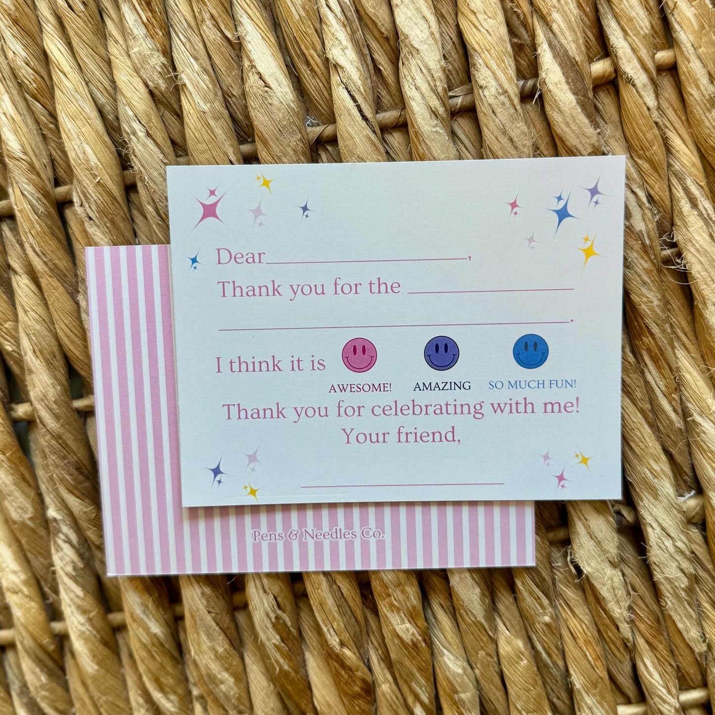 Ready to Go Thank You Stationery