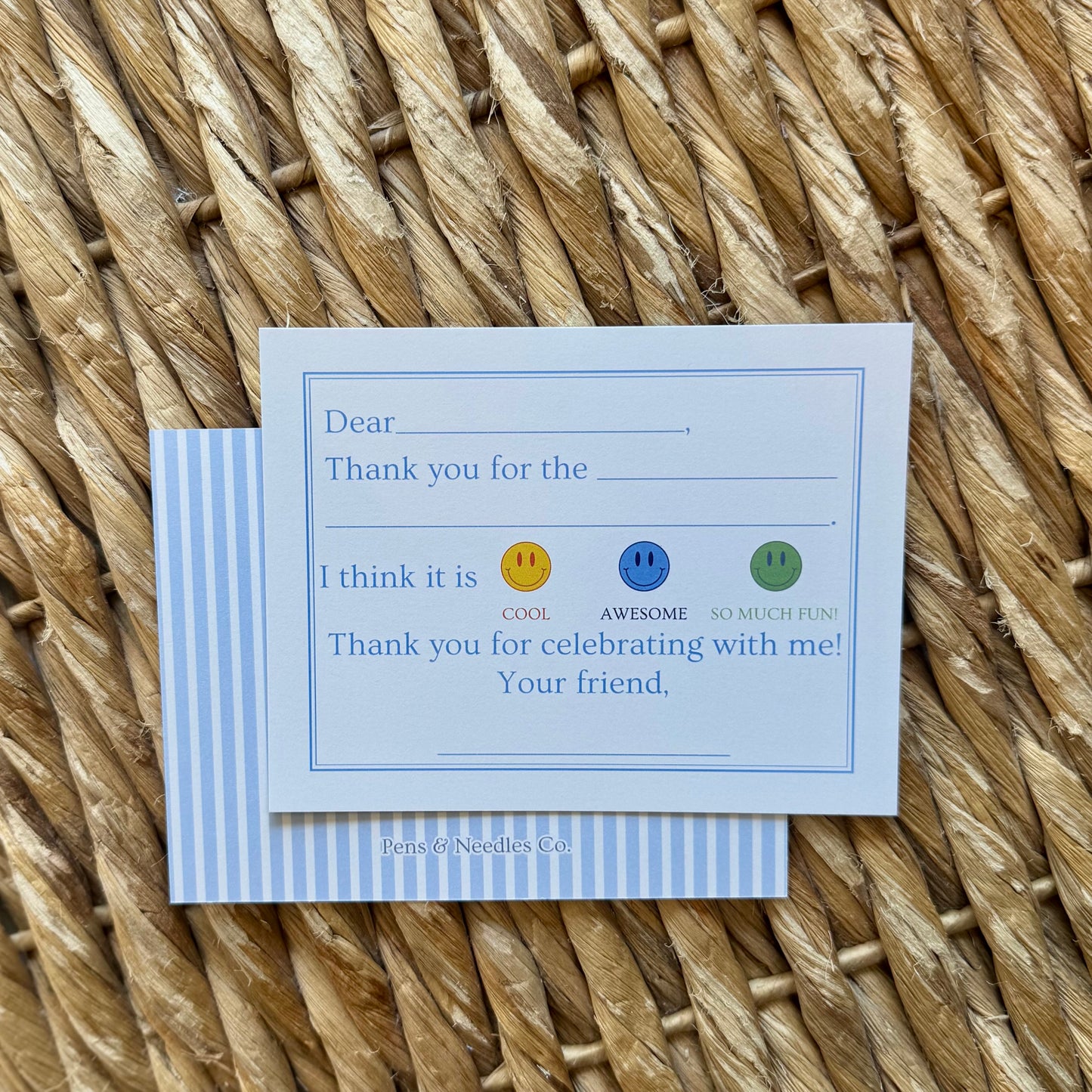 Ready to Go Thank You Stationery