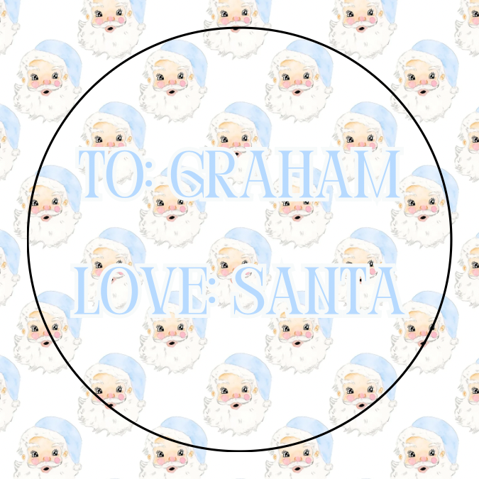 Santa Stickers