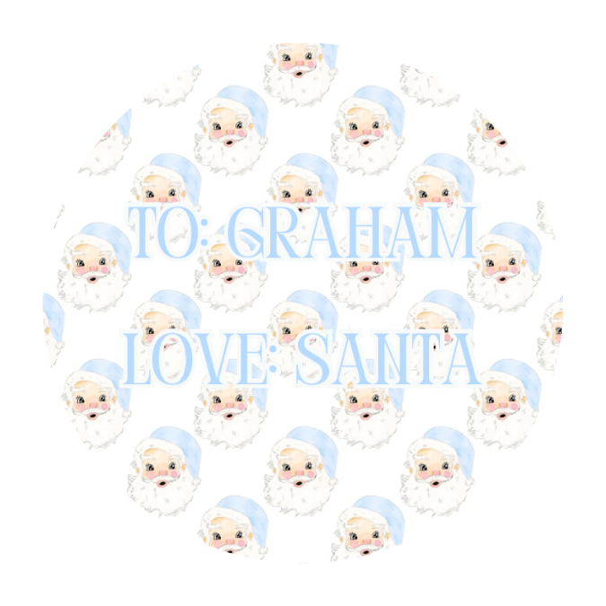 Santa Stickers