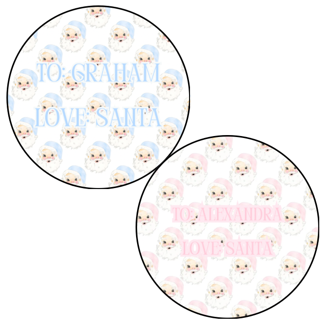 Santa Stickers