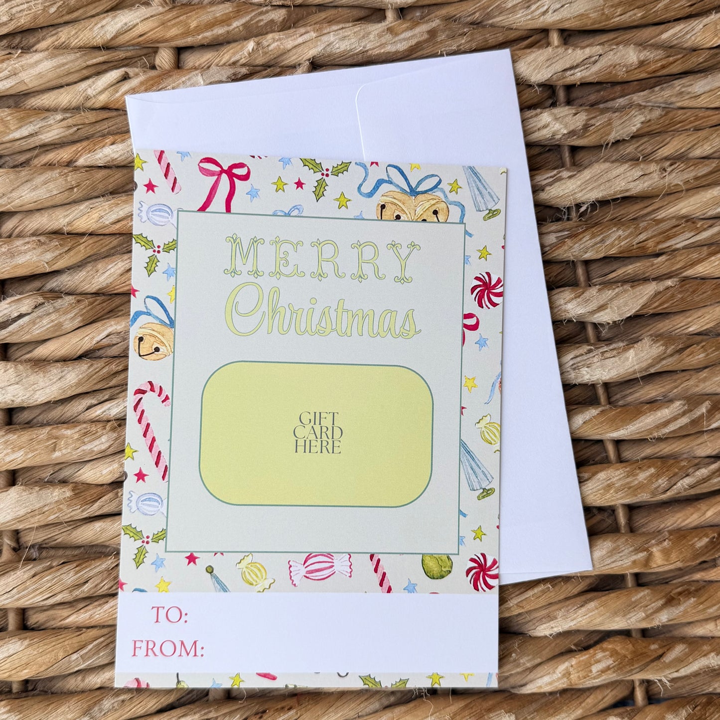 Merry Christmas Gift Card Holder