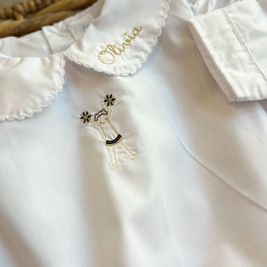 HJ Peter Pan Collar Bubble
