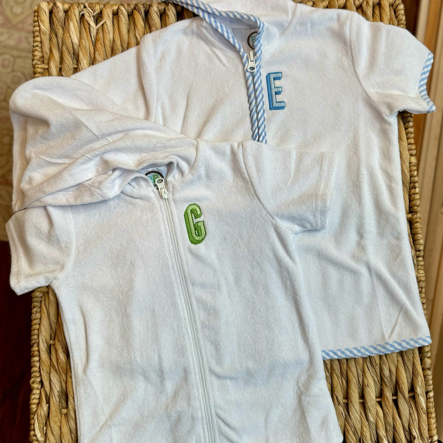 Terry Cloth Zip Up Boys