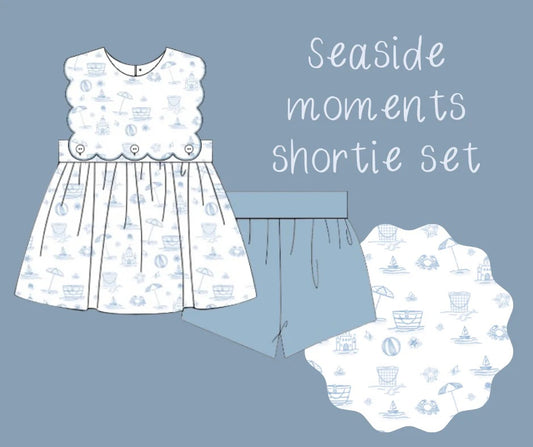 Seaside Moments Girls Shortie Set