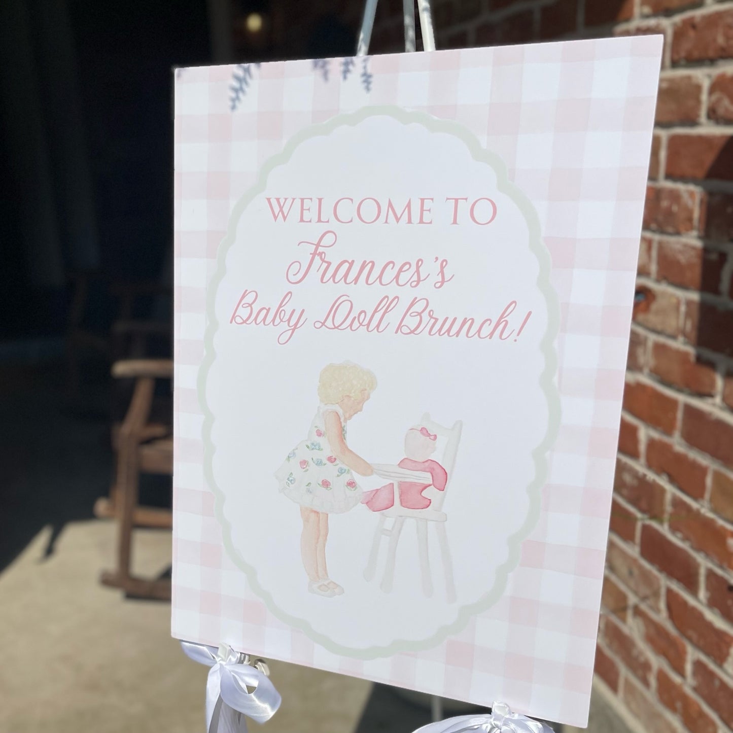 Foam Board Welcome Sign (18x24")