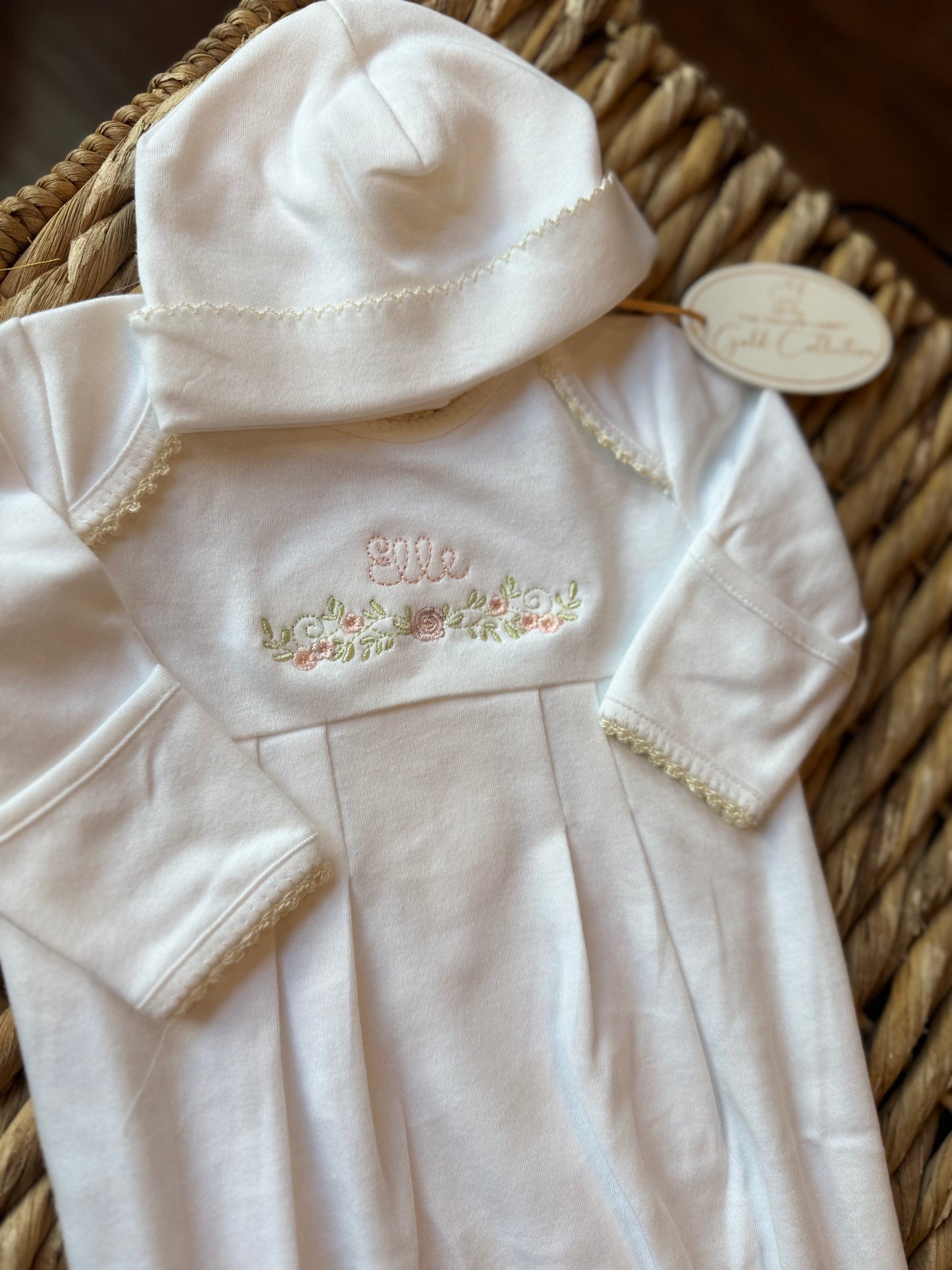 The Yellow Lamb Gown Set