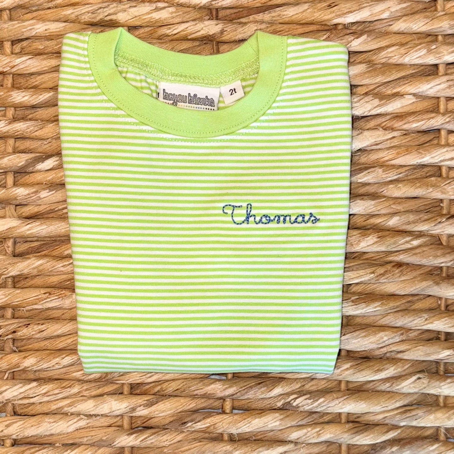 Striped Crewneck Long Sleeve Bubble