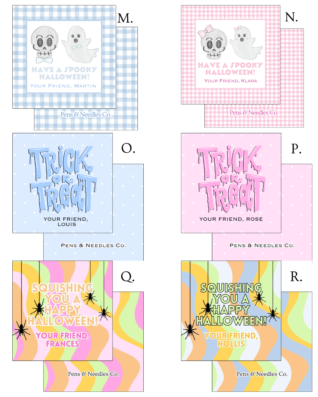 Halloween Treat Tags