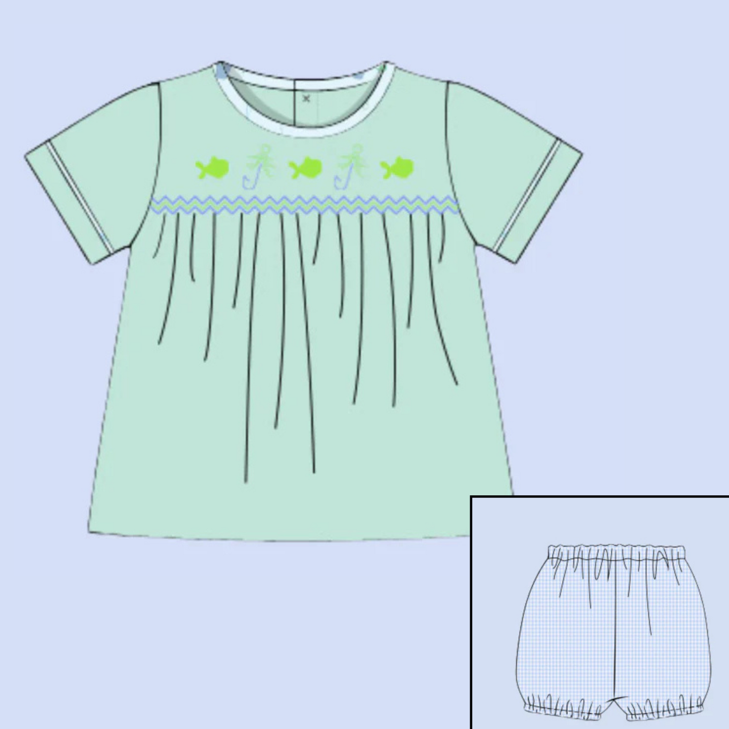Ponds Presale: BOYS Henry Top Pond Pals by Seaside Proper (Shorties sold separately)