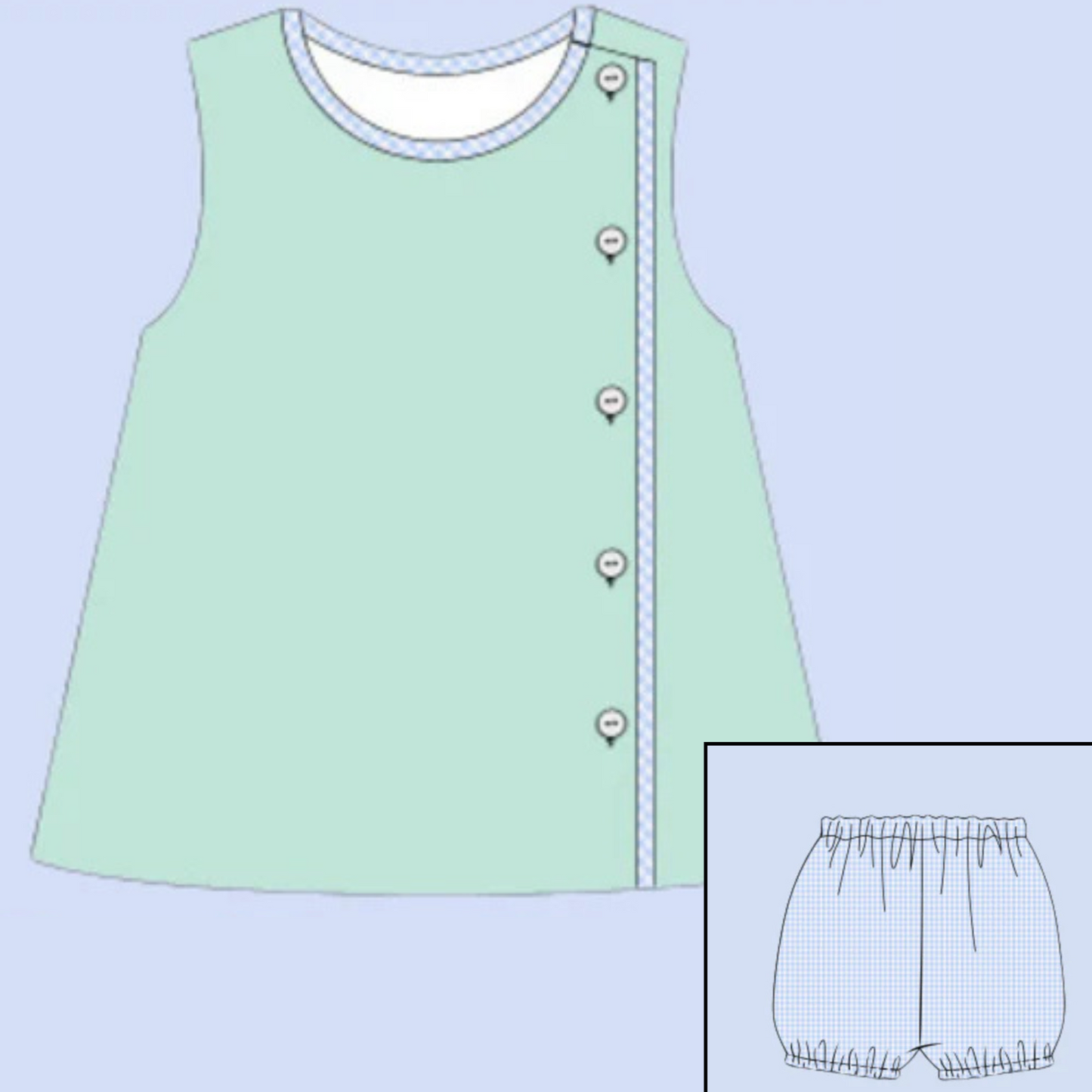 Ponds Presale: BOYS Lawson Top Pond Pals by Seaside Proper (Shorties sold separately)