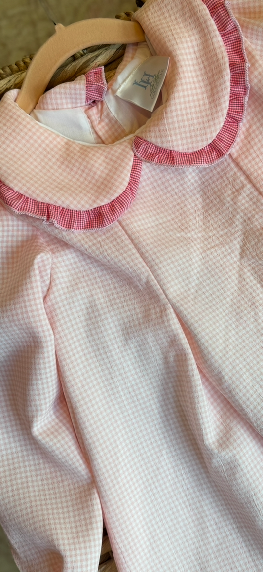 Stitch & Save: P&N Sale- Girls Long Sleeve Gingham Dress